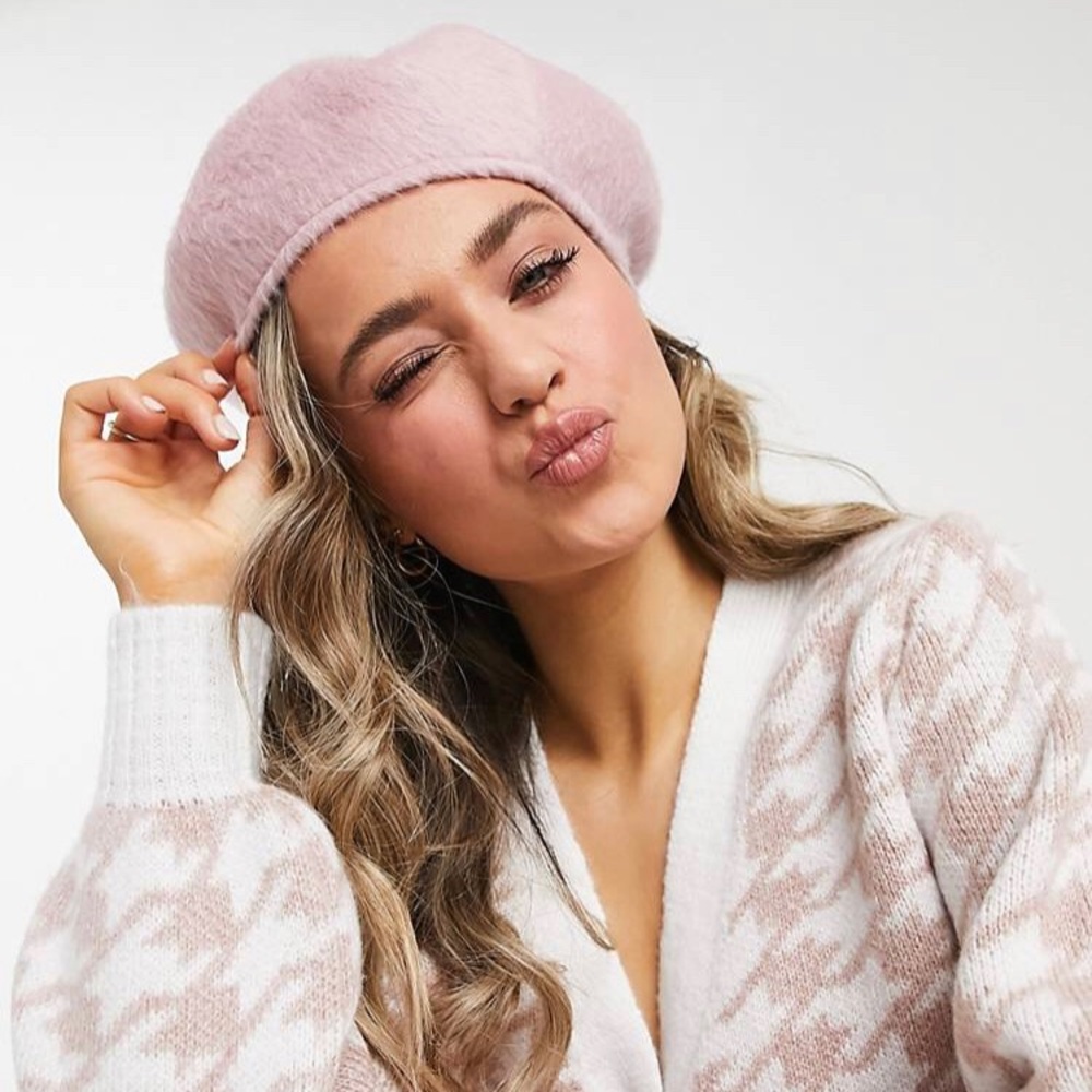 Blush Pink Beret